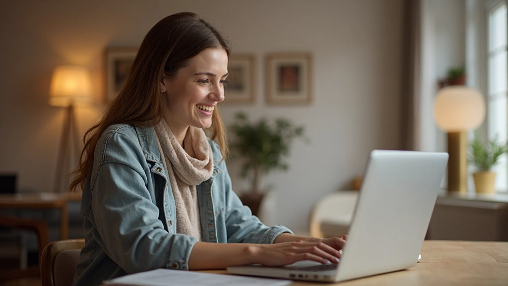 Počítač s online jazykový lekcií na obrazovke